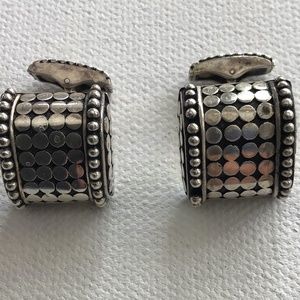 John Hardy Sterling Silver Cuff Links